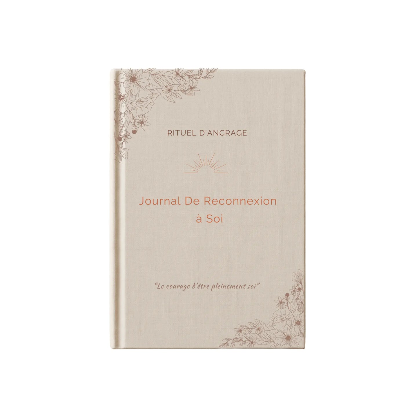 journal reconnexion couverture fleurs