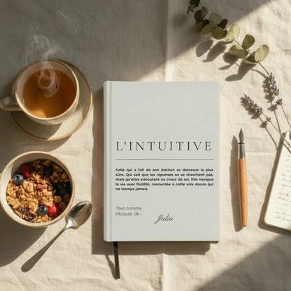 cahier d'écriture pour femme l'intuitive