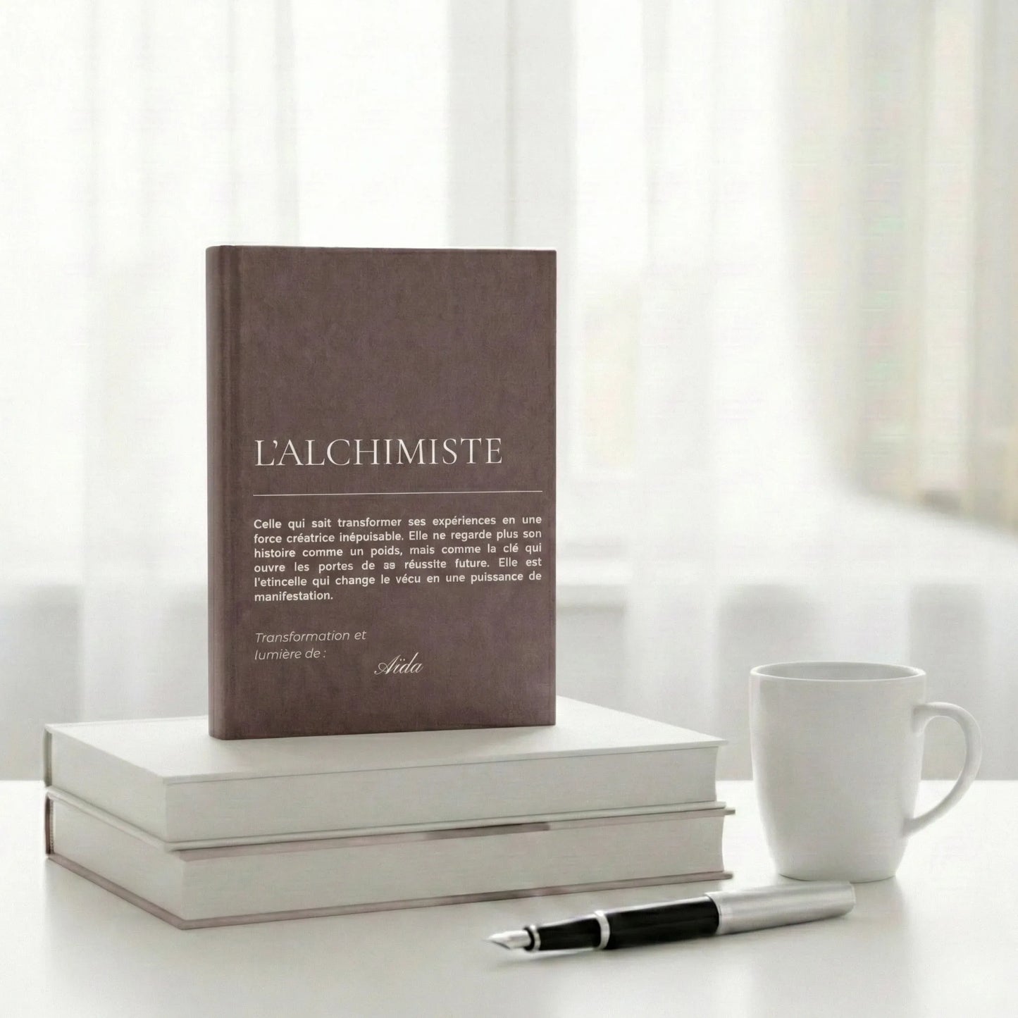 carnet de notes personnalisé Alchimiste Rituel d'Ancrage - détail design