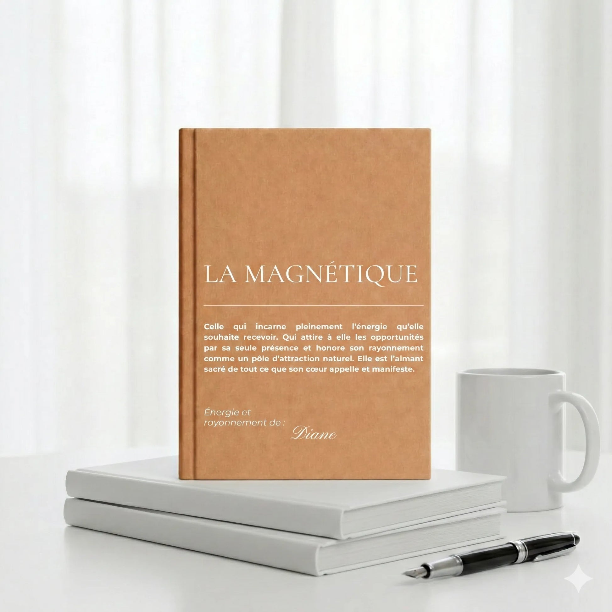 carnet de notes personnalisé Magnétique Rituel d'Ancrage - détail design