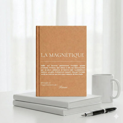 carnet de notes personnalisé Magnétique Rituel d'Ancrage - détail design