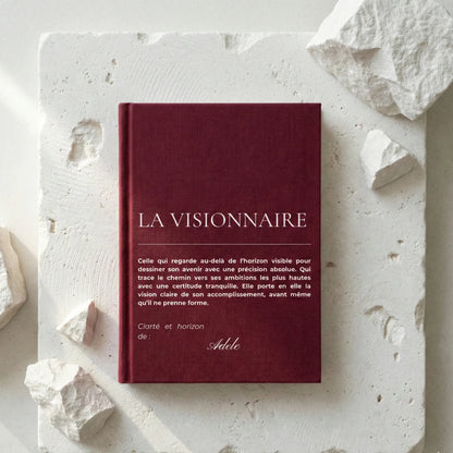 cahier personnalise la visionnaire