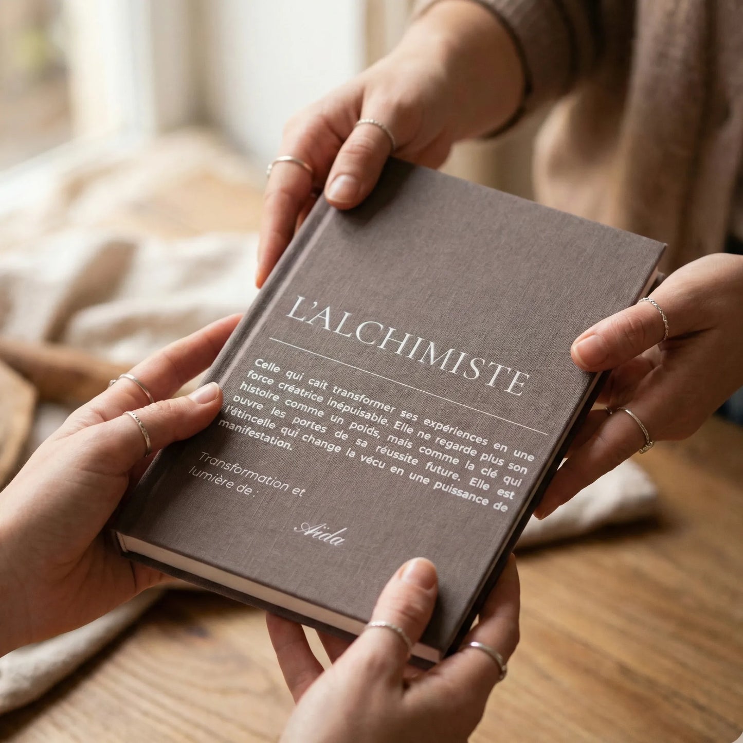 carnet de notes personnalisé Alchimiste personnalisé avec prénom