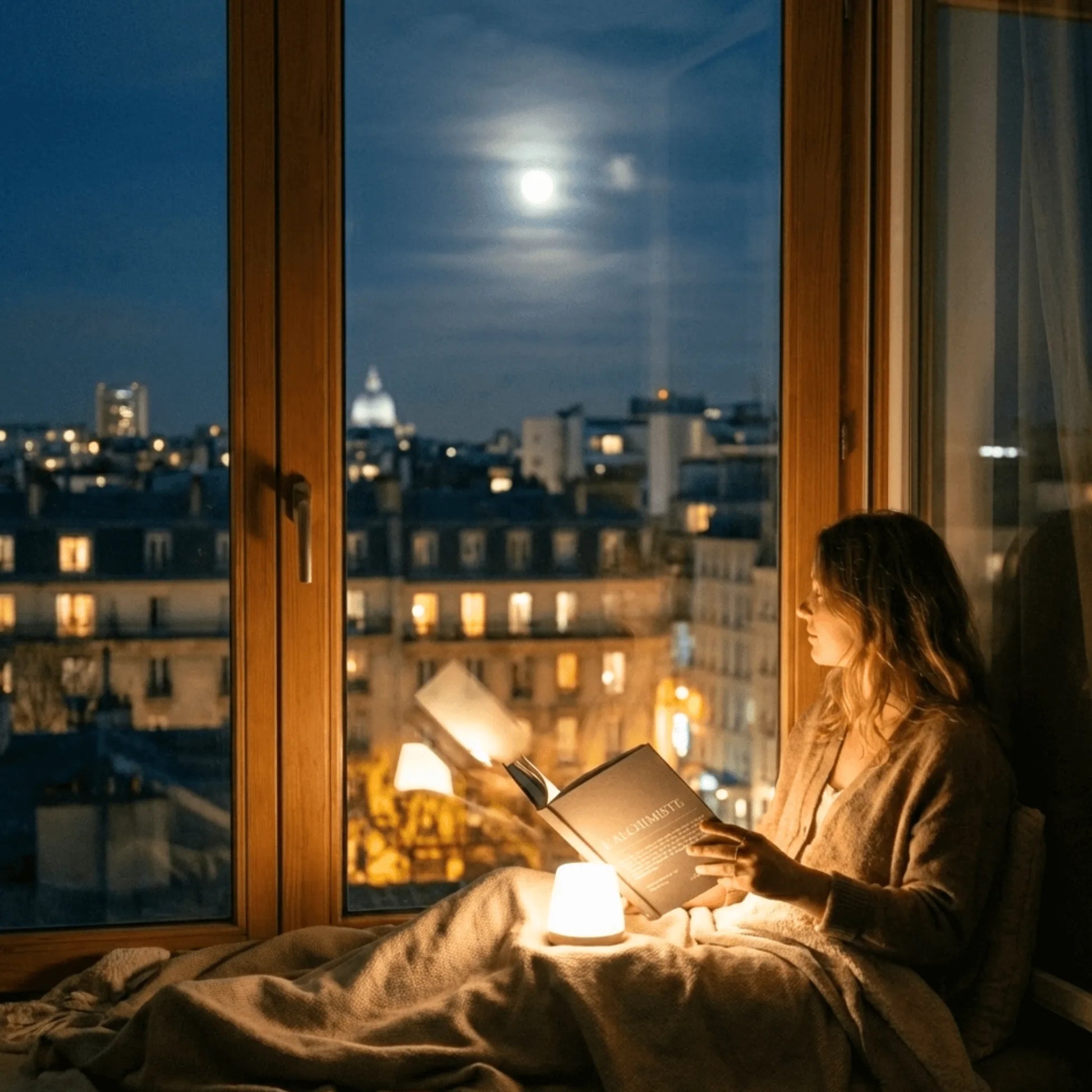 carnet de notes personnalisé Alchimiste - mise en situation lifestyle