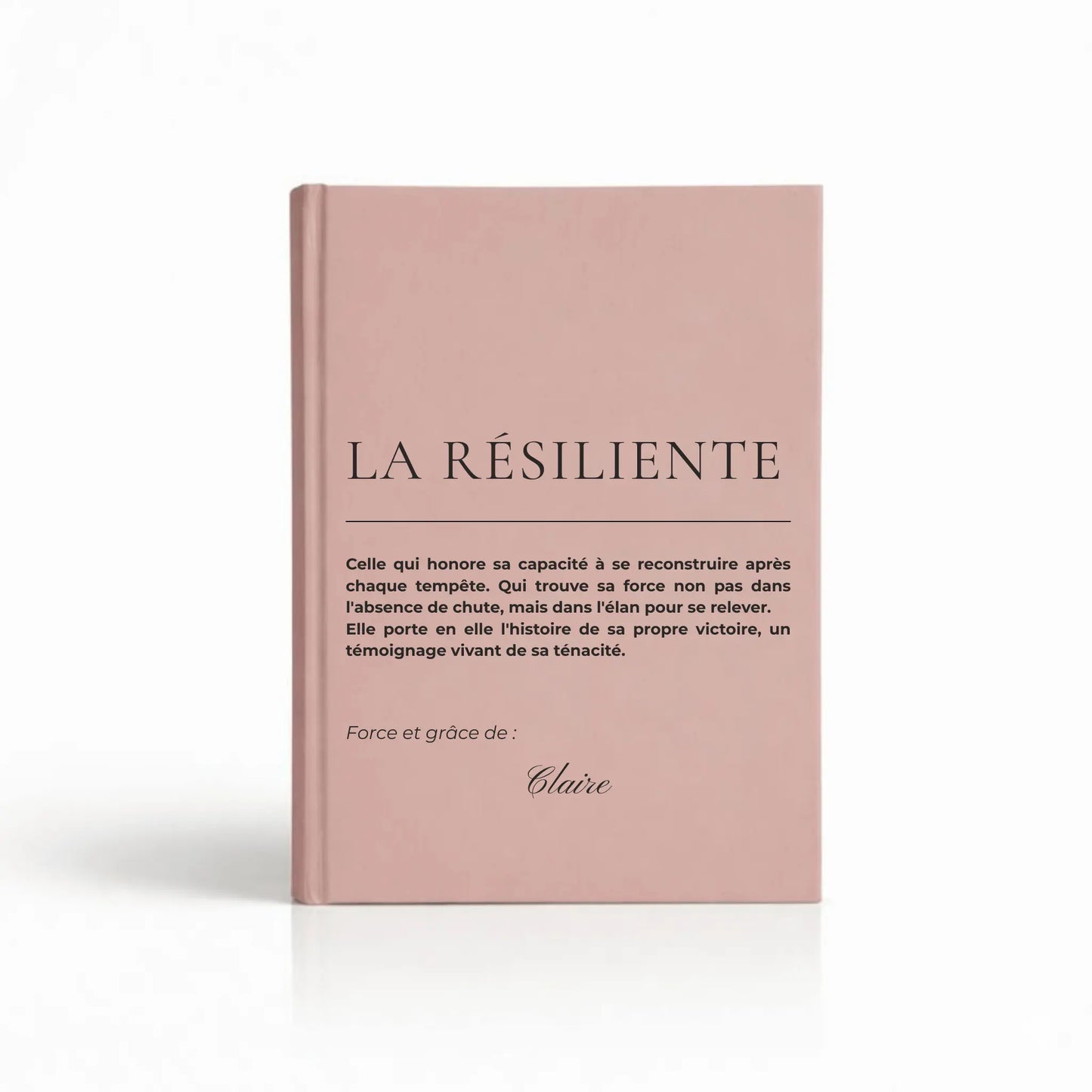 carnet a5 la resiliente couleur terracotta