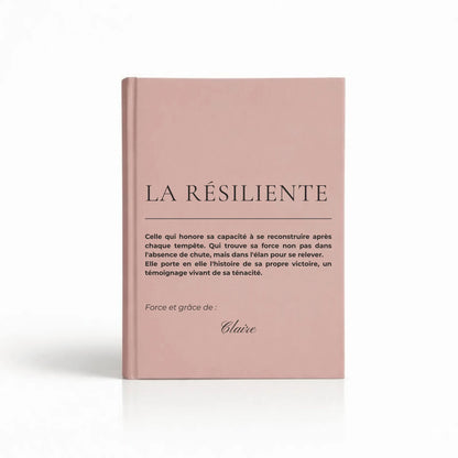 carnet a5 la resiliente couleur terracotta