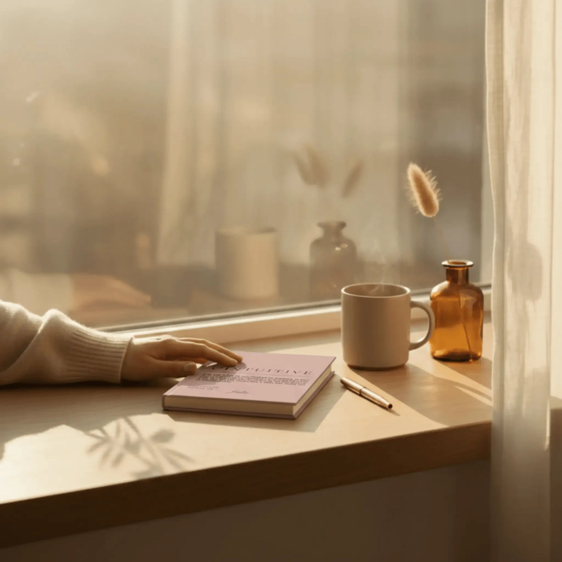 cahier signature personnalisé Souveraine - mise en situation lifestyle