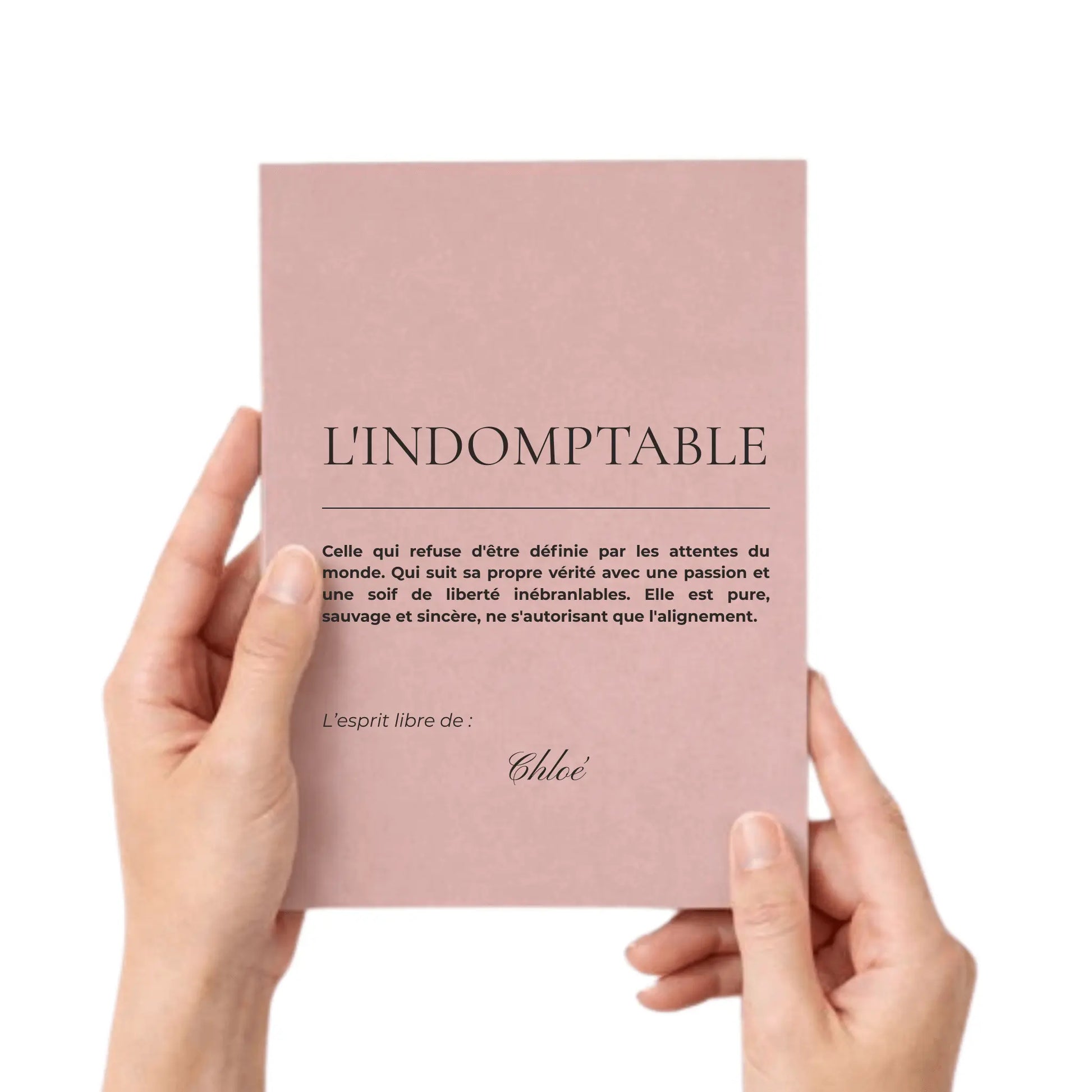 carnet de developpement personnel femme indomptable