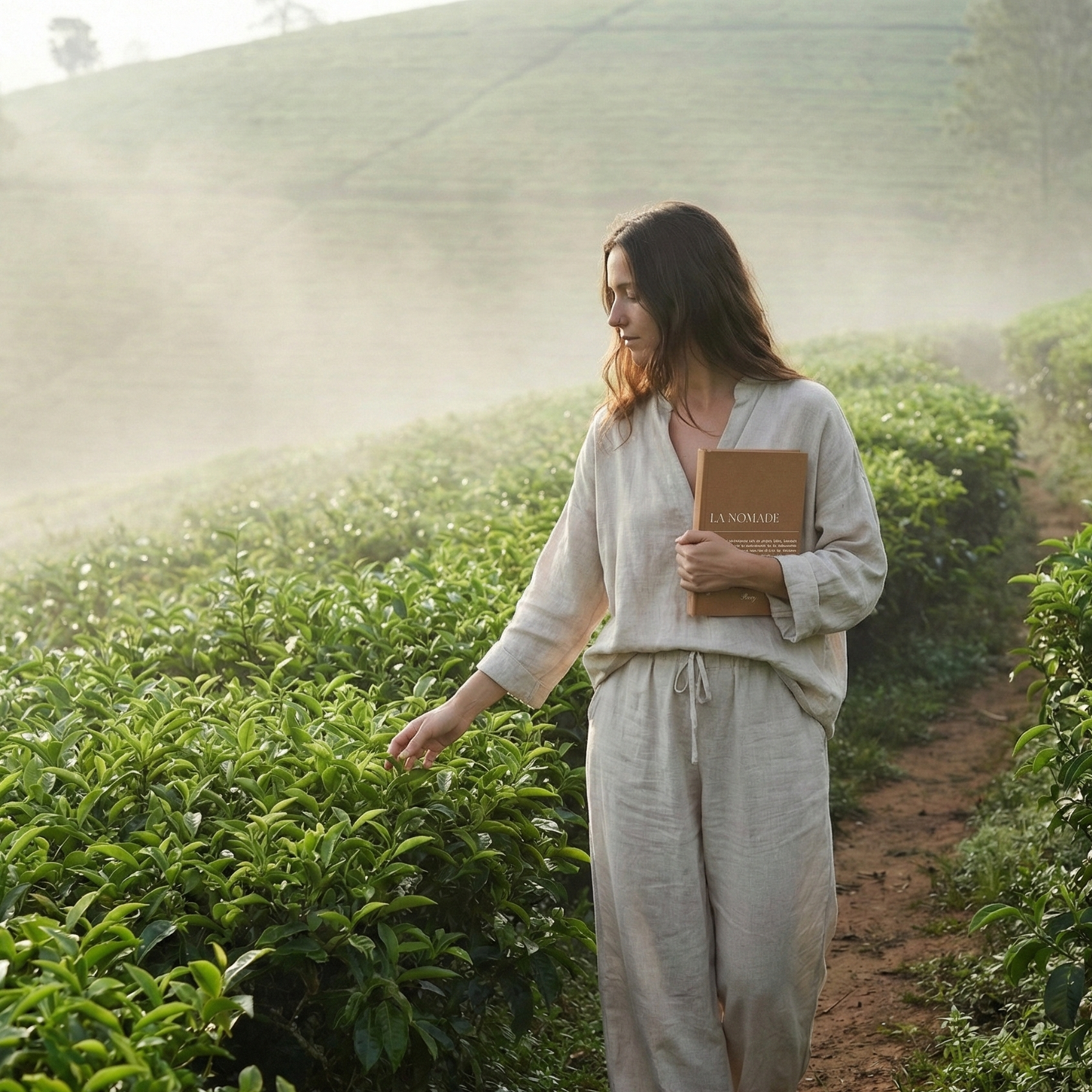 carnet de notes personnalisé Nomade Rituel d'Ancrage - détail design