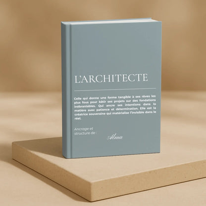 carnet de notes personnalisé Architecte - mise en situation lifestyle