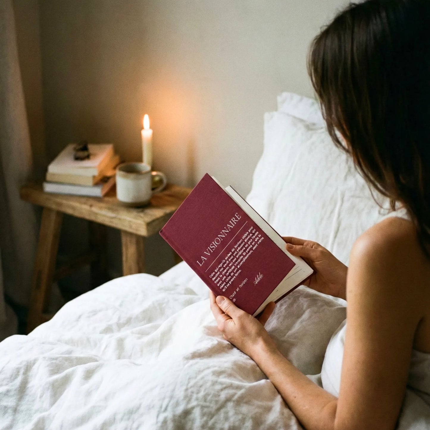 carnet de notes personnalisé Visionnaire - mise en situation lifestyle