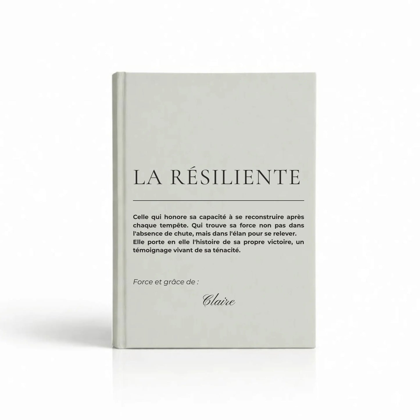 carnet de developpement personnel pour femme la resiliente