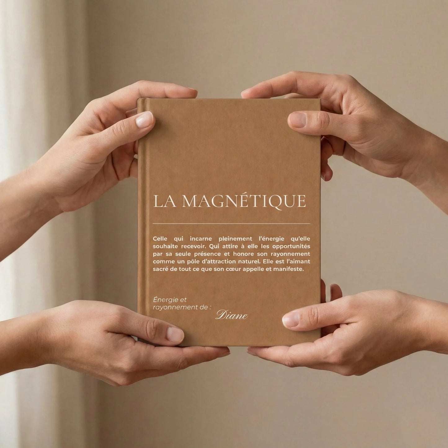 carnet de notes personnalisé Magnétique Rituel d'Ancrage - détail design