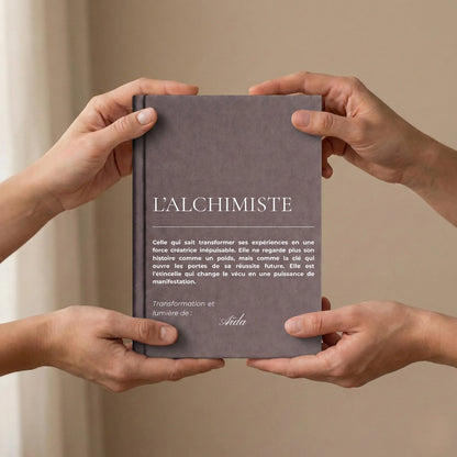 carnet de notes personnalisé Alchimiste Rituel d'Ancrage - détail design