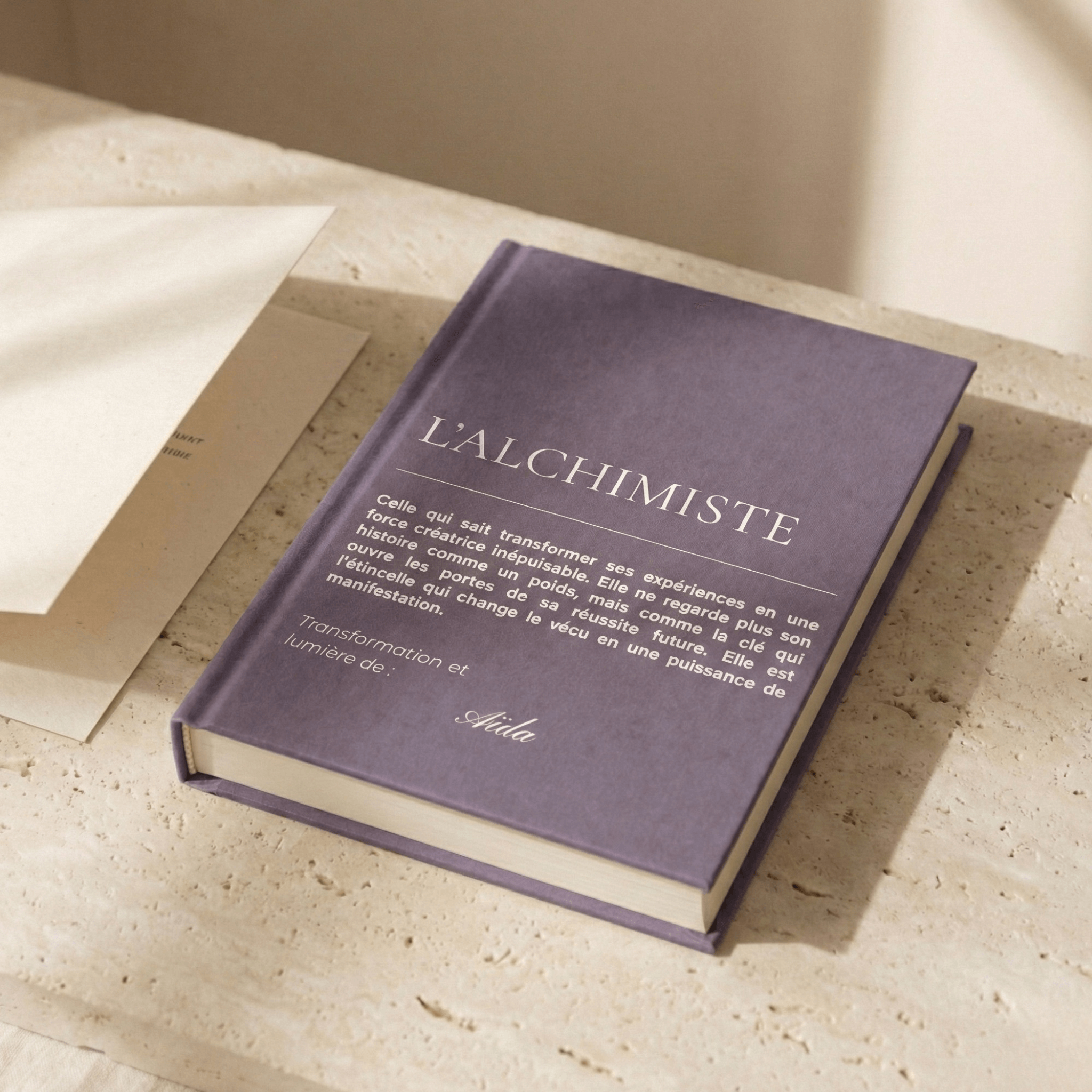 cahier personnalisé alchimiste