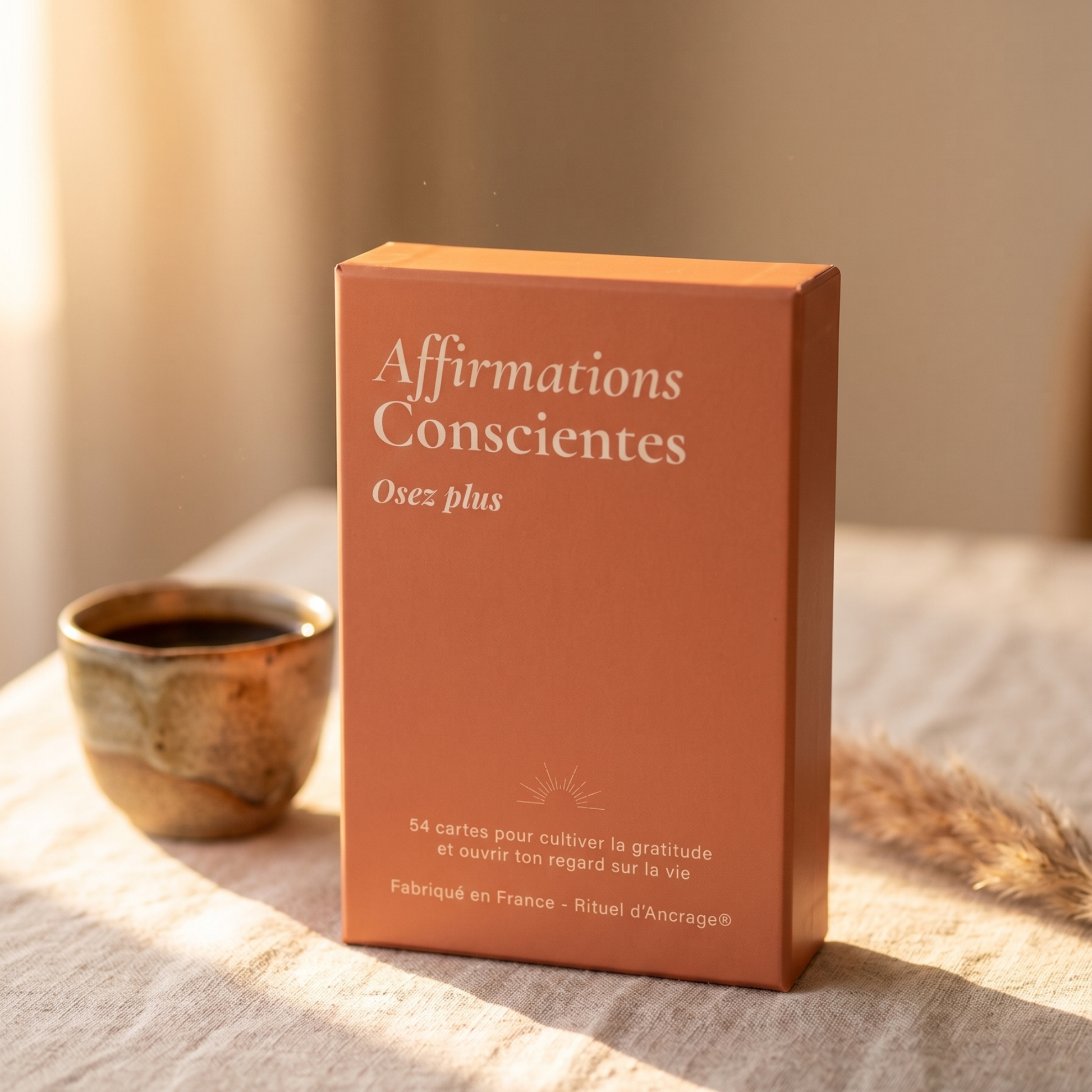 carte affirmation positive confiance en soi gros plan Osez Plus Rituel d'Ancrage