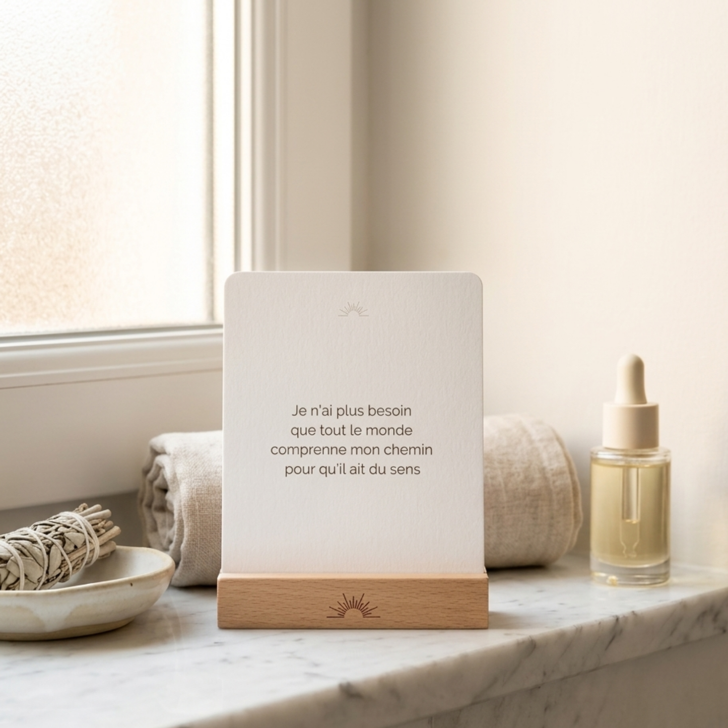 carte affirmation se choisir soi retrouver estime détail texte élégant