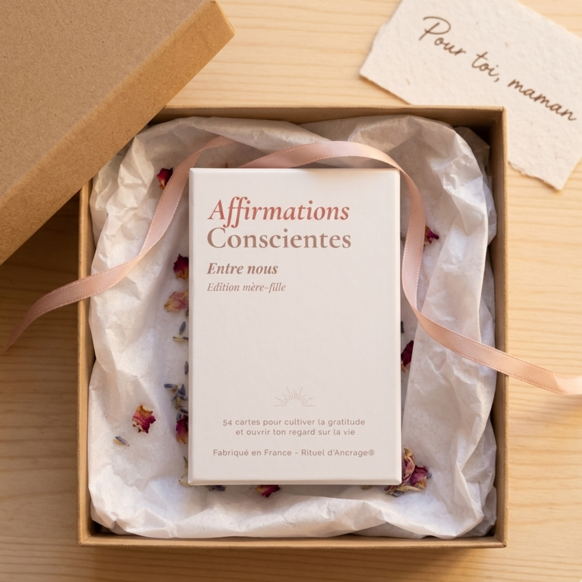 carte Entre Nous question profonde renforcer lien mère fille