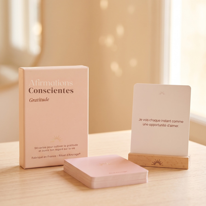 cartes gratitude détail finition papier premium qualité française