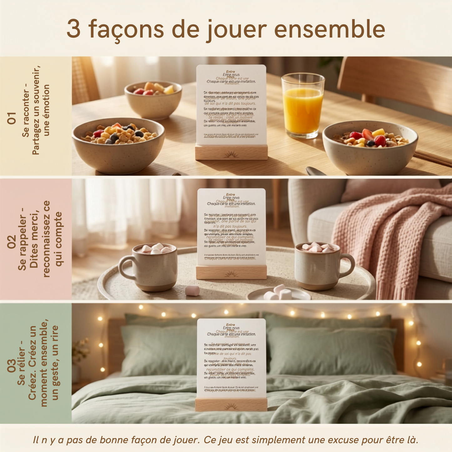 cartes mère fille rituel hebdomadaire moment de partage complicité