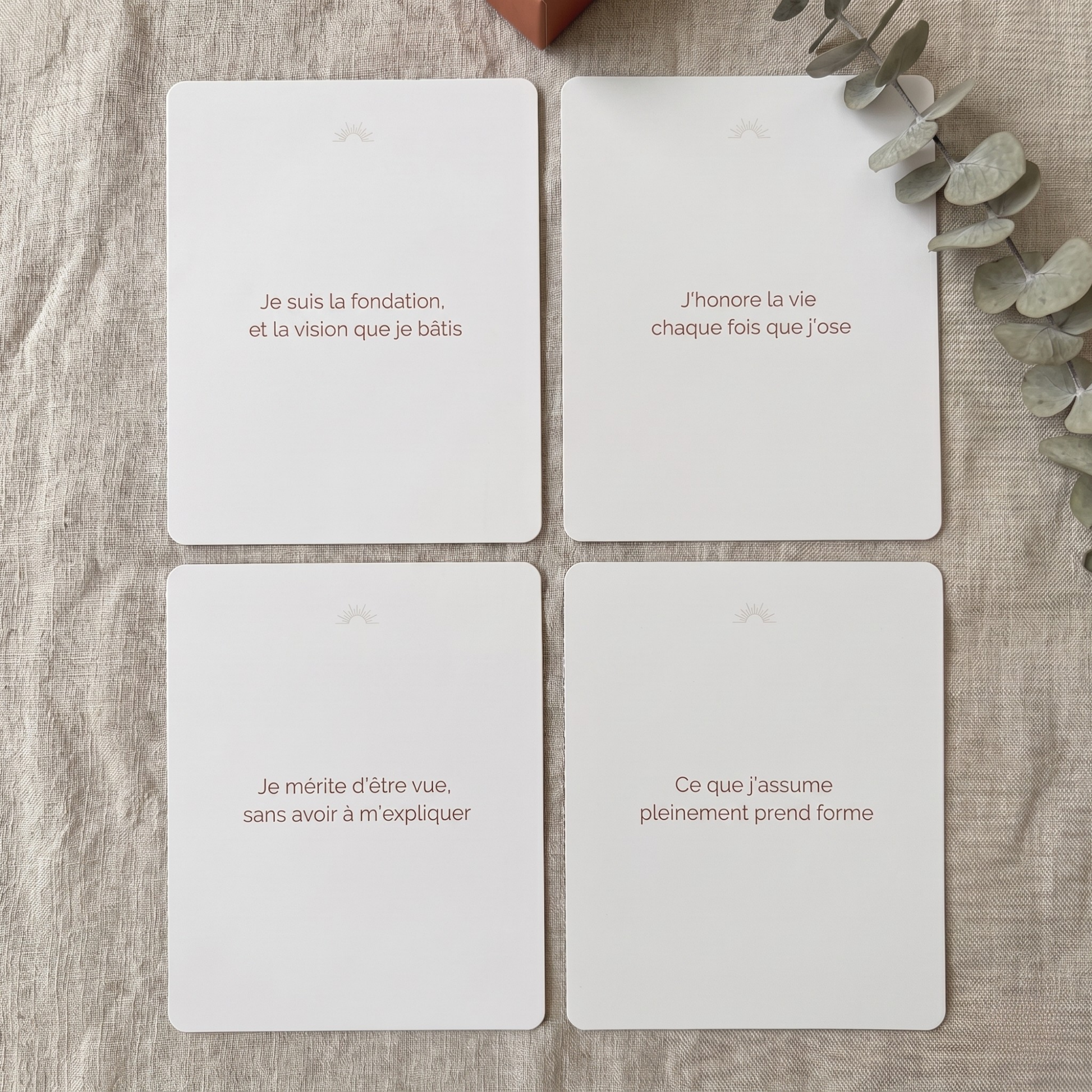 collection 54 cartes affirmations positives puissantes confiance en soi