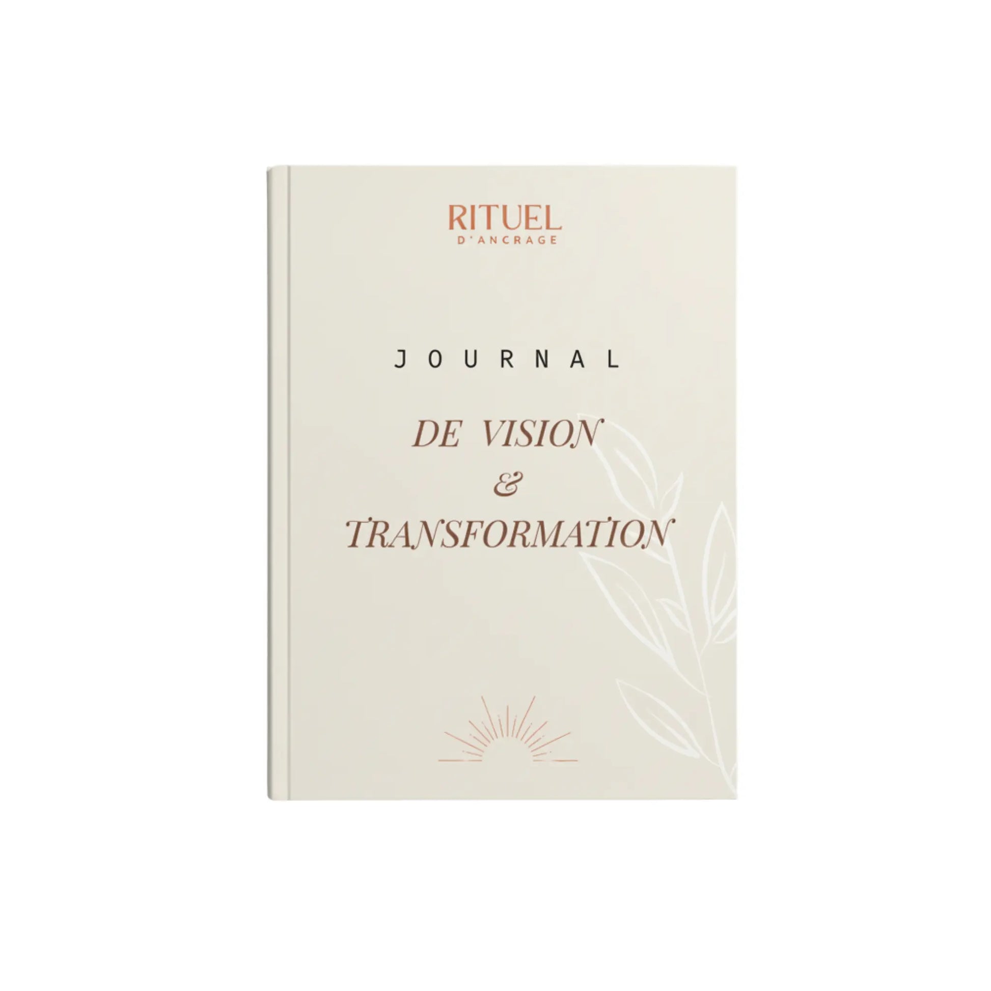 couverture du journal de vision transformation couleur blanc