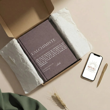 carnet de notes personnalisé Alchimiste Rituel d'Ancrage - détail design