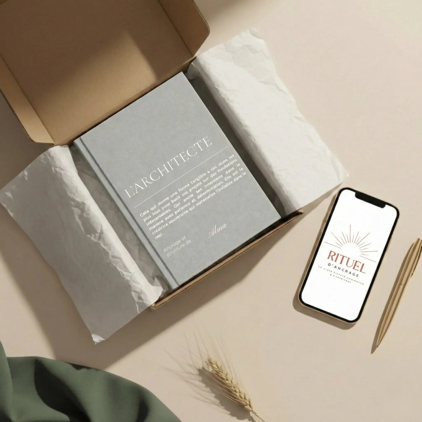 unboxing carnet architecte