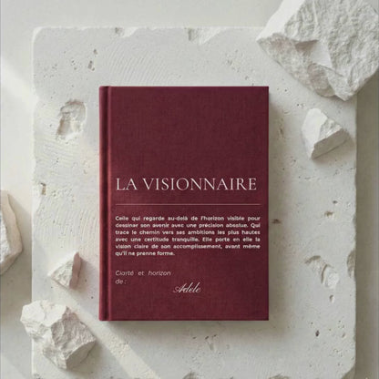 video presentation du carnet personnalise prenom la visionnaire