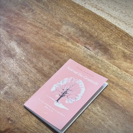 presentation video de l'interieur du journal de gratitude
