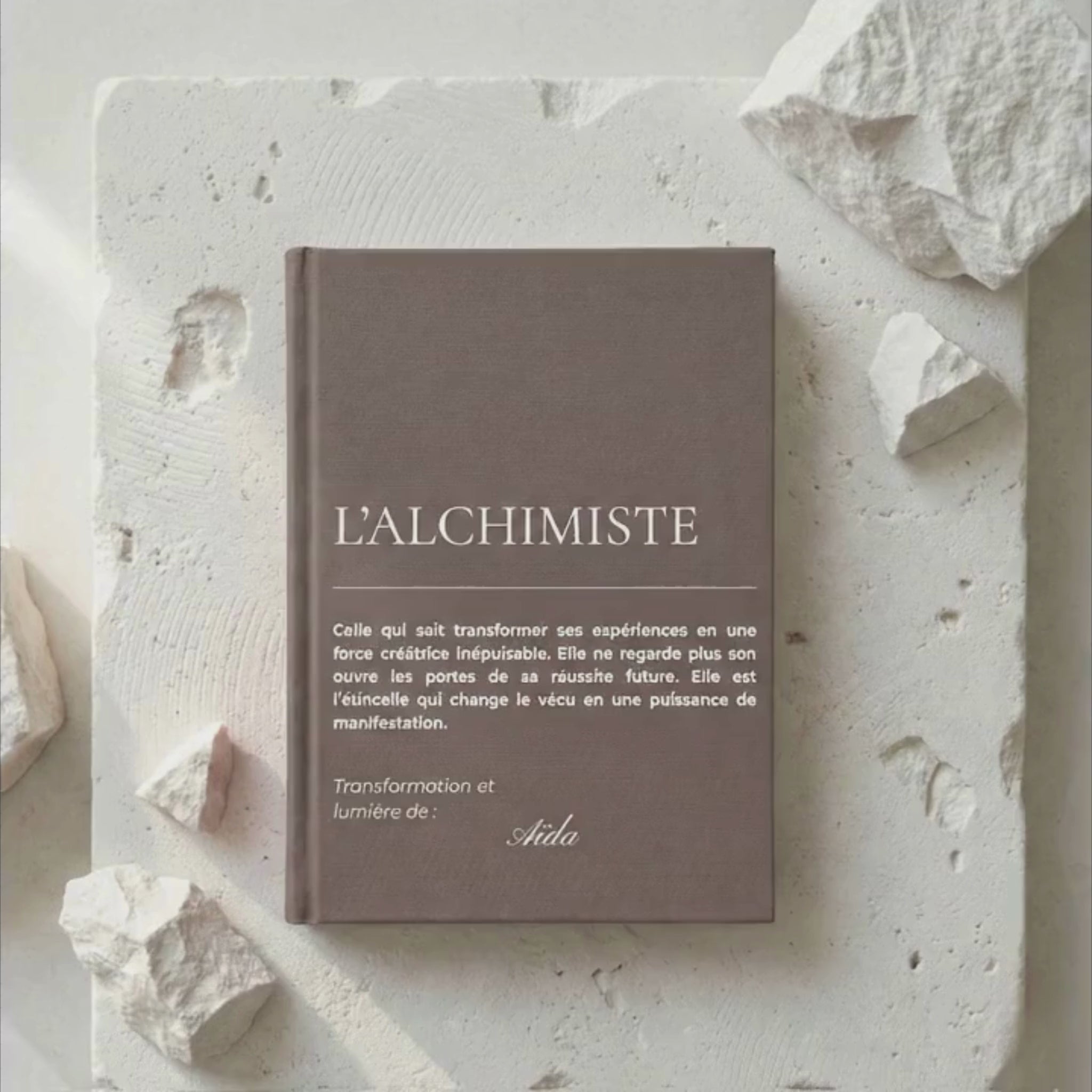 carnet de notes personnalise alchimiste