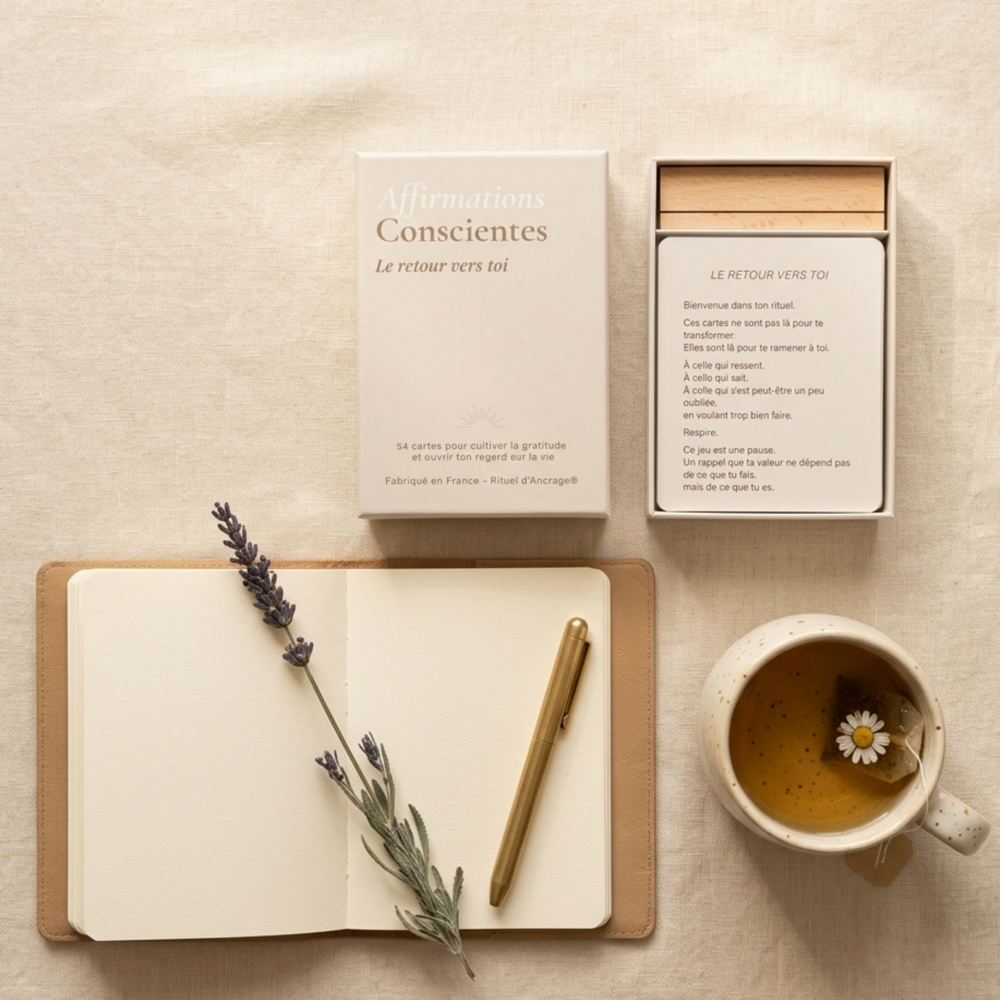 rituel du matin carte estime de soi amour propre apprendre à s'aimer